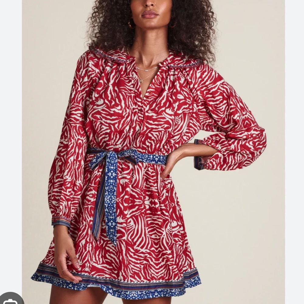 THE TAYLOR DRESS RED BOHO